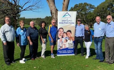 Maitland mayor Philip Penfold with members of the HealthStays committee. Picture supplied