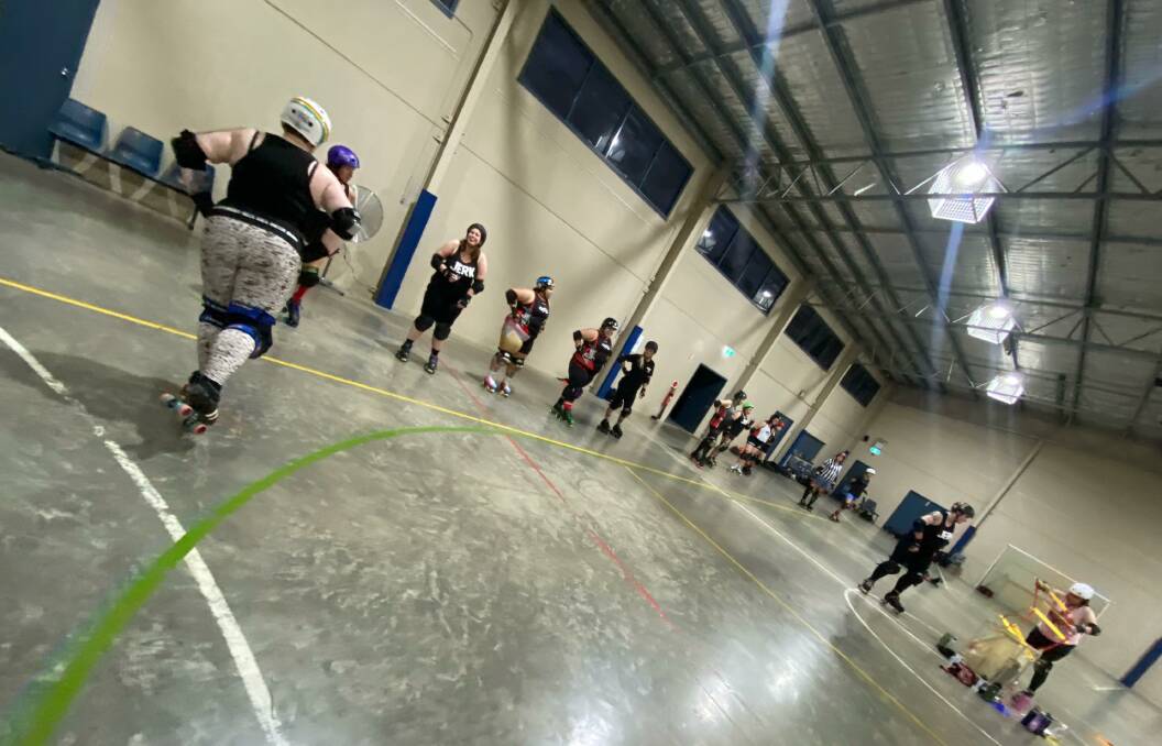 Maitland Roller Derby held an information night for prospective league players, referees and social members. Picture supplied. 