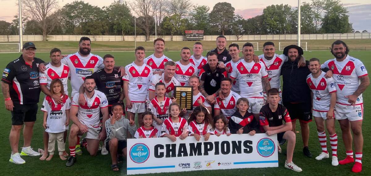 Woy Woy won the men's Brodie Pearson Memorial 9s at Maitland Sportsground on Saturday, October 7. Picture by Woy Woy RLFC