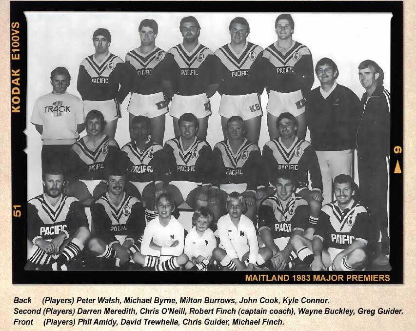 The premiership winning Maitland Pickers side from 1983. Picture by Maitland Pickers
