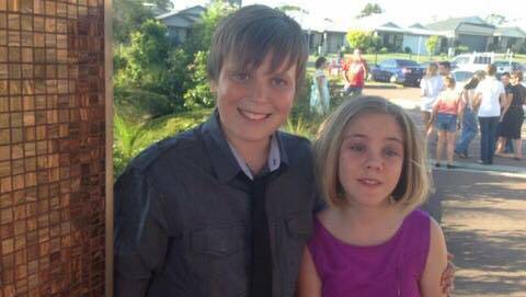 FRIENDSHIP: Lachlan and Kaylha first met in kindergarten, and went to their year 6 farewell together.