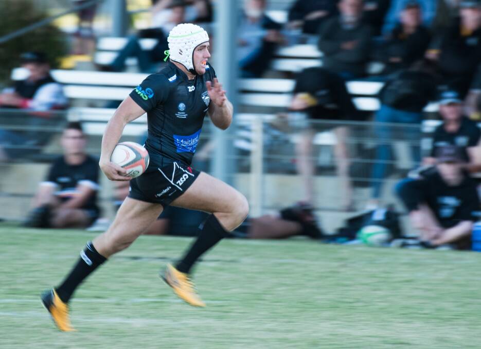 PEAK OF HIS POWERS: Maitland Blacks co-captain had a field-day against University on Saturday. Picture: Lee Pigott