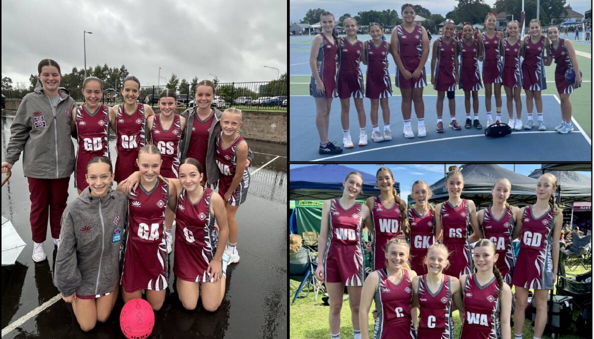 Maitland's Under-13 (left), Under-12 (top right) and Under-14 (below right) representative teams. Pictures supplied