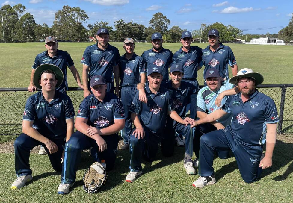 Kurri Weston Mubring have claimed the 2023-24 Maitland first grade cricket minor premiership. Picture supplied by KWM