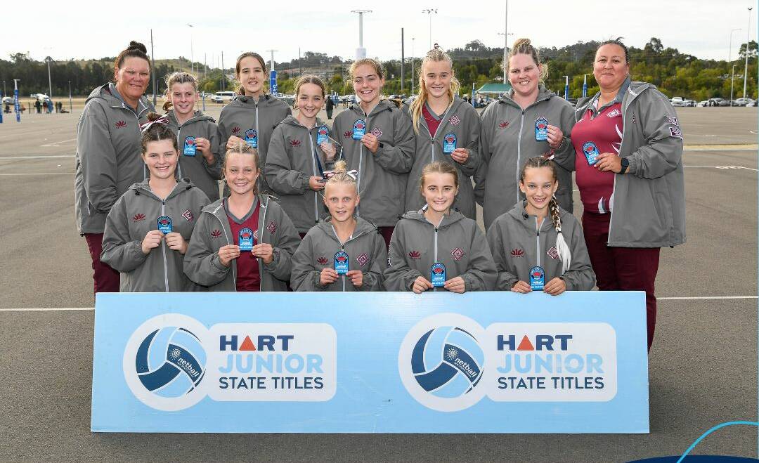 The Maitland under-12s were crowned the Division 2 champions at the Hart Junior State Netball Titles on the weekend. Picture supplied.