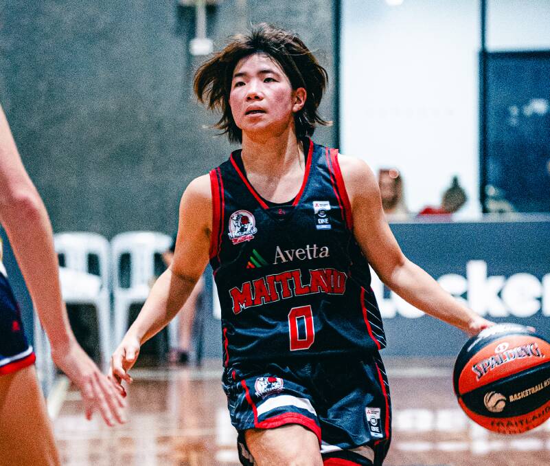 Natsumi Kohama shot 21 points for Maitland. Picture by Floyd Mallon