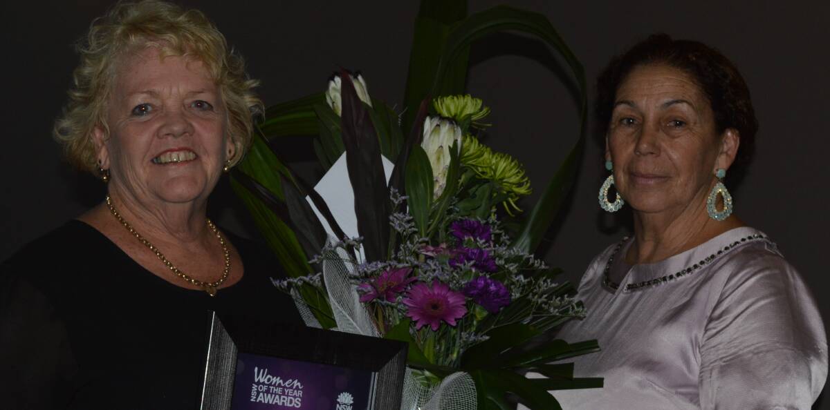 STELLAR: Women's Network Hunter's Maitland Woman of the Year, Mai-Wel Group CEO Pennie Kearney, with Maitland's Cr Loretta Baker.
