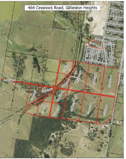 The Gillieston Heights development site. Picture: Maitland council 