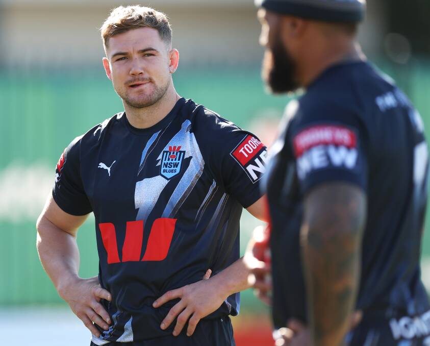 Blues second-rower Hudson Young wants to show everyone, including himself, what he's capable of on the Origin stage. Picture Getty Images
