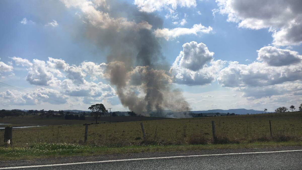 The Fire near Woodville. Picture: Nick Bielby