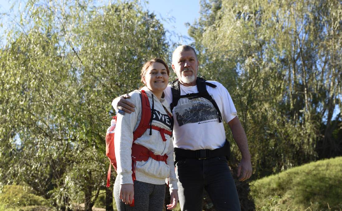 AN HONOUR: Meg and Scott Connelly of Rutherford have just tackled the Kokoda Trail. PICTURE: Perry Duffin.