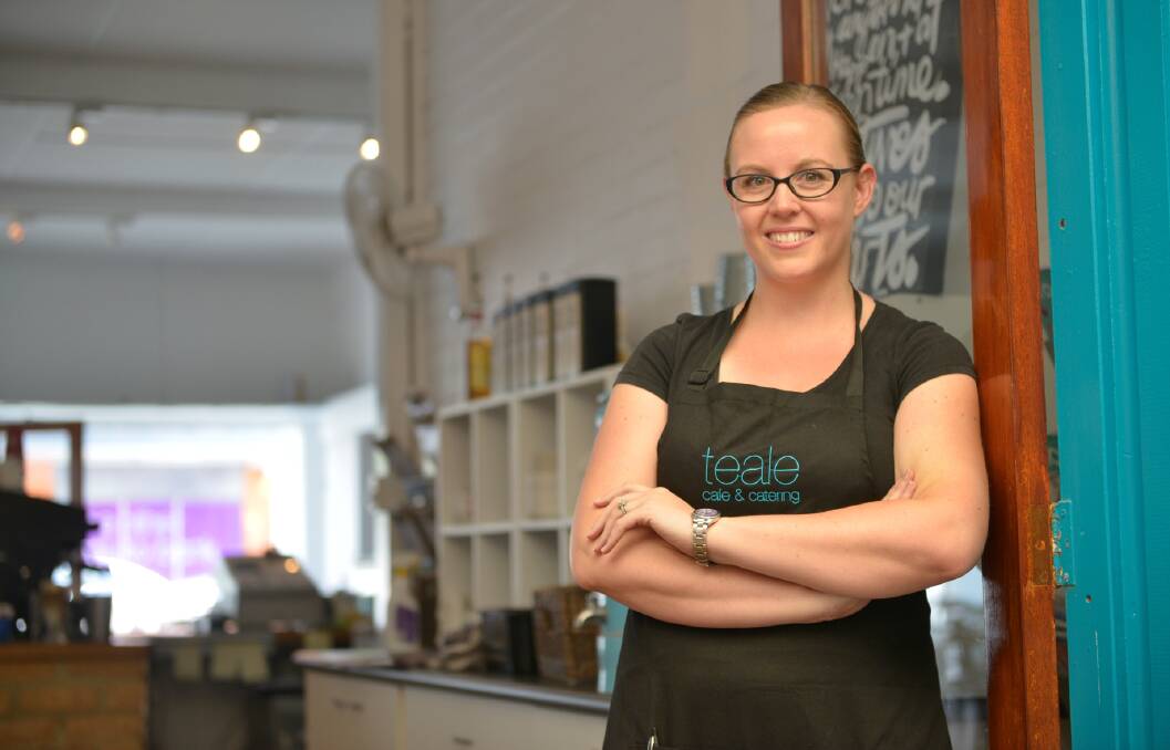 BREAKFAST SPECIAL: Lisa Ninness of Teale Cafe, one of the popular breakfast spots in the city's east.