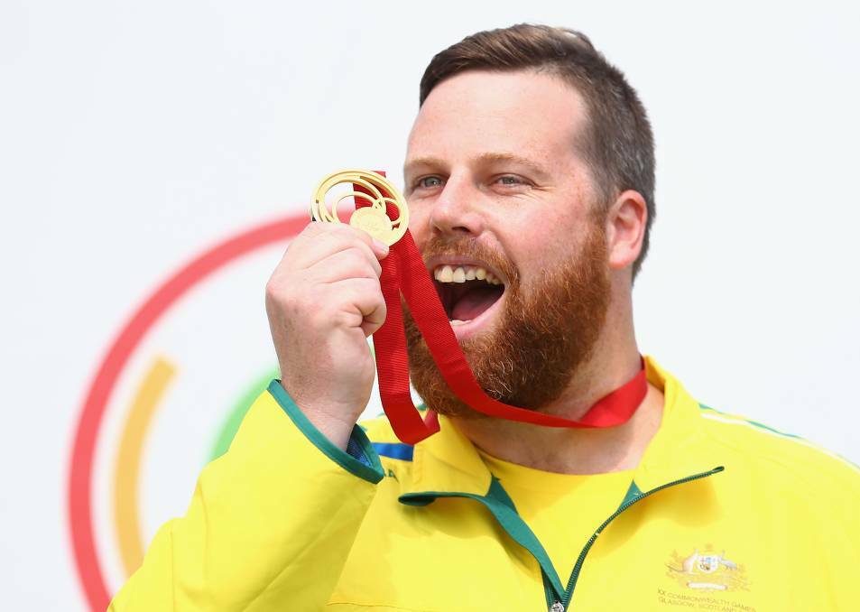 HONOUR: Daniel Repacholi, pictured after winning gold at the Glasgow Commonwealth Games in 2014.