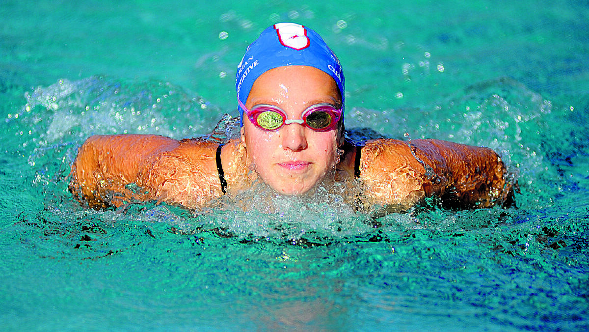 CHANCE: Abbey Harkin will contest three events at this week's Australian Championships. 