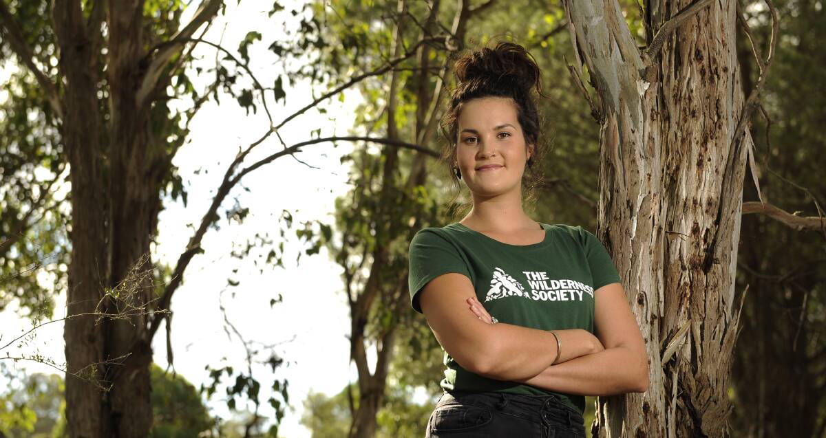 GREEN UNITED: Newcastle Wilderness Society organiser Odette Lawler wants to give the community the skills to unite. Picture: PERRY DUFFIN