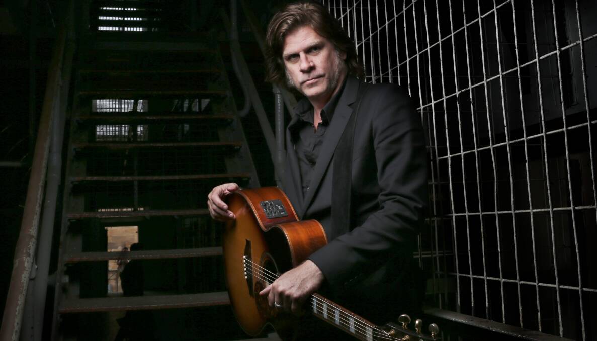 LIVE IN PRISON: Tex Perkins will play Maitland Gaol on Wednesday and Thursda night. Picture: Brendan Esposito 