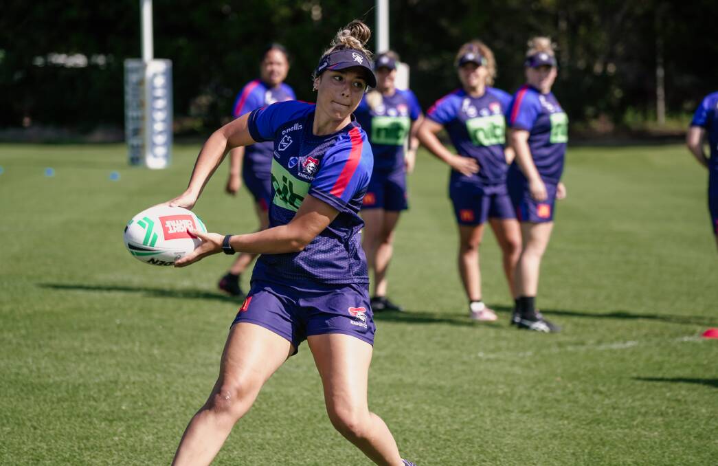 Port Stephens rugby league product Bree Chester is one of seven Newcastle Knights women selected for Indigenous and Maori teams in the 2023 All Stars event in New Zealand. Picture by the Newcastle Knights