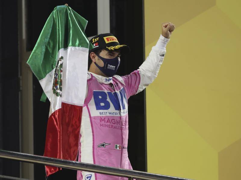 Sergio Perez flies Mexico's flag with his maiden F1 win in an amazing Sakhir grand prix.