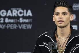 Expelled WBC boxer Ryan Garcia has apologised for his racial slurs on social media. (AP PHOTO)