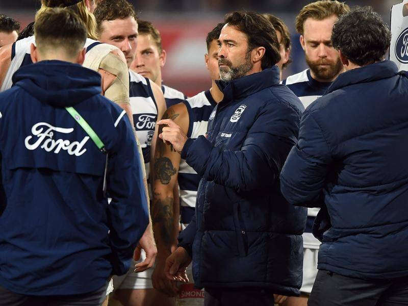 Two-time premiership coach Chris Scott is confident the Cats can arrest their slide. (Julian Smith/AAP PHOTOS)