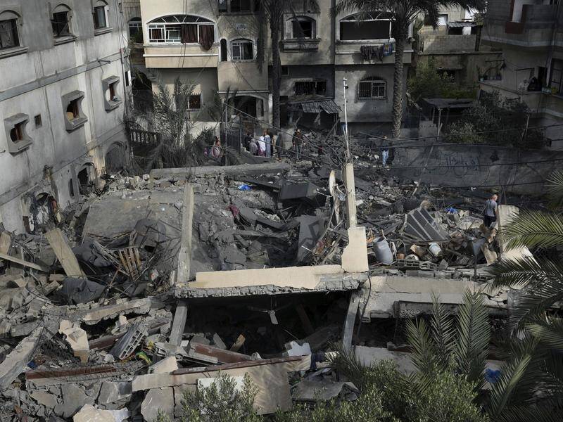 Targets in the northern Gaza Strip have been hit in a series of Israeli air strikes. (AP PHOTO)