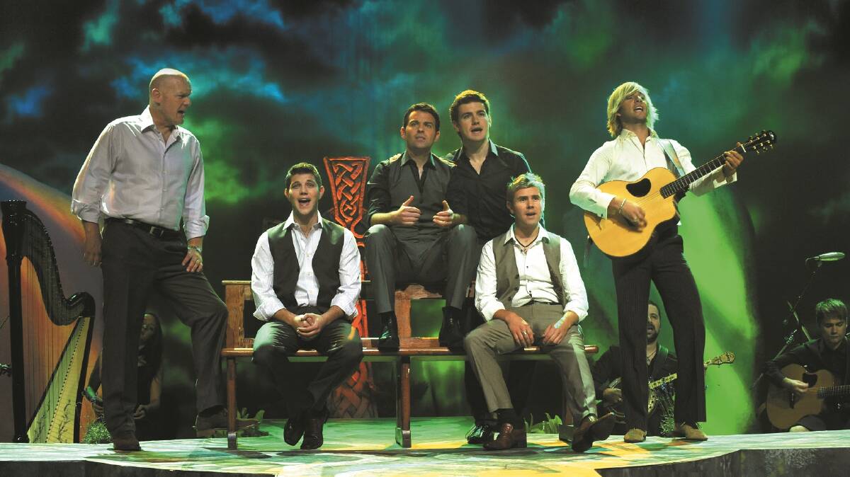 THUNDER ROAD:  Celtic Thunder have built a strong following in Australia.