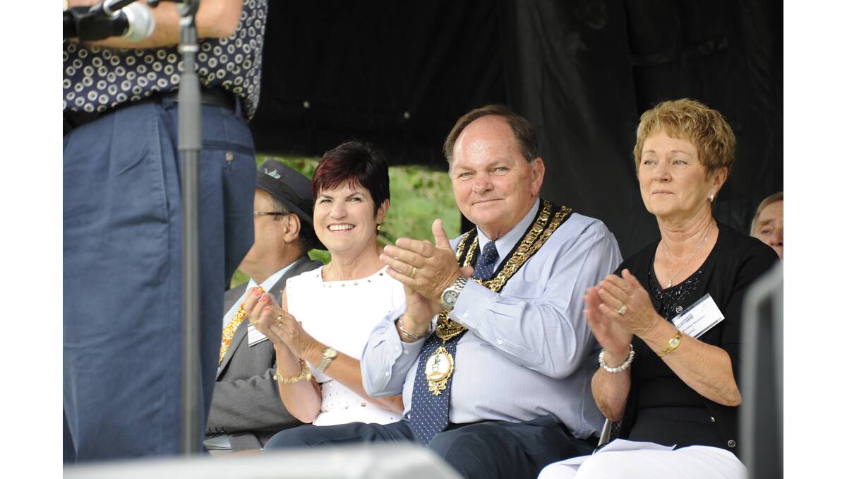 AUSTRALIA DAY: Maitland MP and mayor of Mailtand Peter Blackmore and his wife Robyn.
